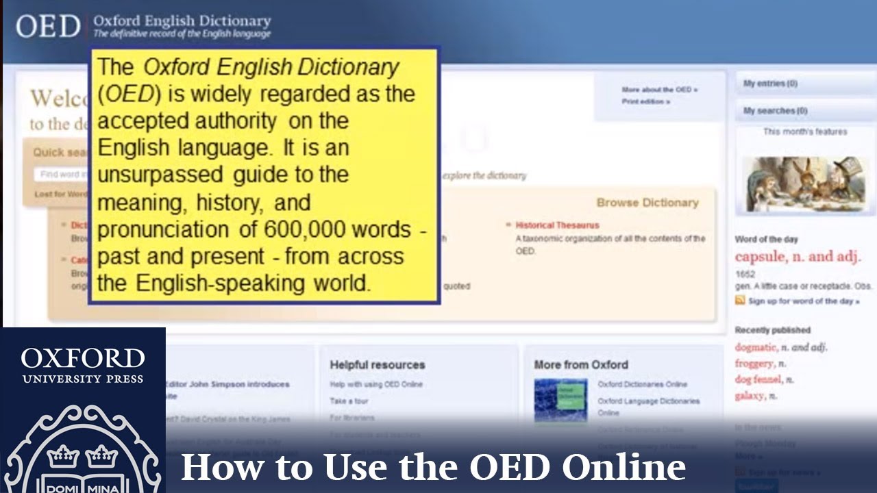 esl oxford english dictionary search