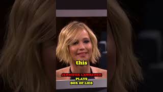 Jennifer Lawrence Plays Box of Lies With Jimmy Fallon😀#shorts #jenniferlawrence #jimmyfallon