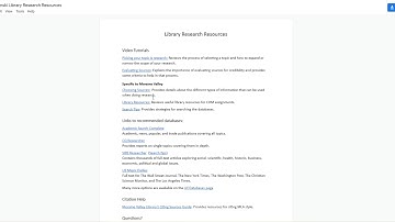 Com 101 Week 9 Screencast Video