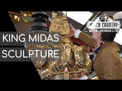 Modern Midas Touch Sculptures : Golden Project