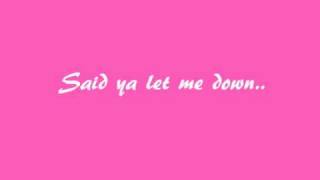 Keri Hilson - Let Me Down Lyrics :)