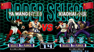 Ya Wang (吖王) vs XiaoHai (小孩) | KOF 2002 | The King of Fighters  Reacción Highlight