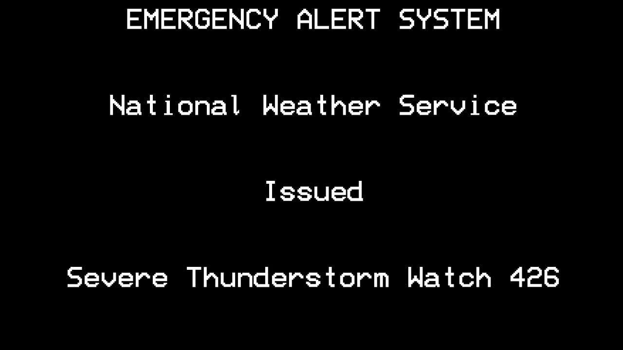 Pds severe thunderstorm watch 426 eas moc youtube
