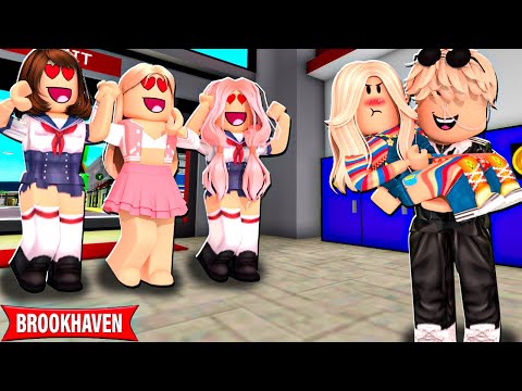 MENINA DESCOBRIU TEM UM PRIMO IDOL KPOP - HISTORINHA DE BROOKHAVEN RP ROBLOX 🏡