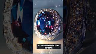 Top 10 Most Valuable Gems Rate per Carat