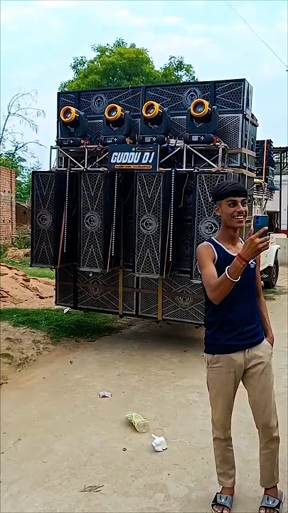 Dj Guddu Ramdih more 2/18 Monster Bass πβ¨π«||set up testing video #shortvideo #shorts #short #sarzen
