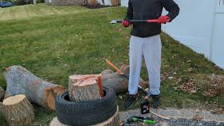 ARES $30 Splitting Axe - Testing cheapest splitting axe on Amazon