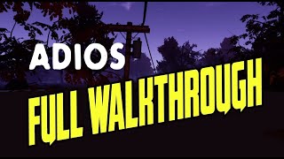 🕹️Adios 🕹️ 100% Full Game Walkthrough 🎮 All Achievements 1000 Gamerscore Part 1 of 3