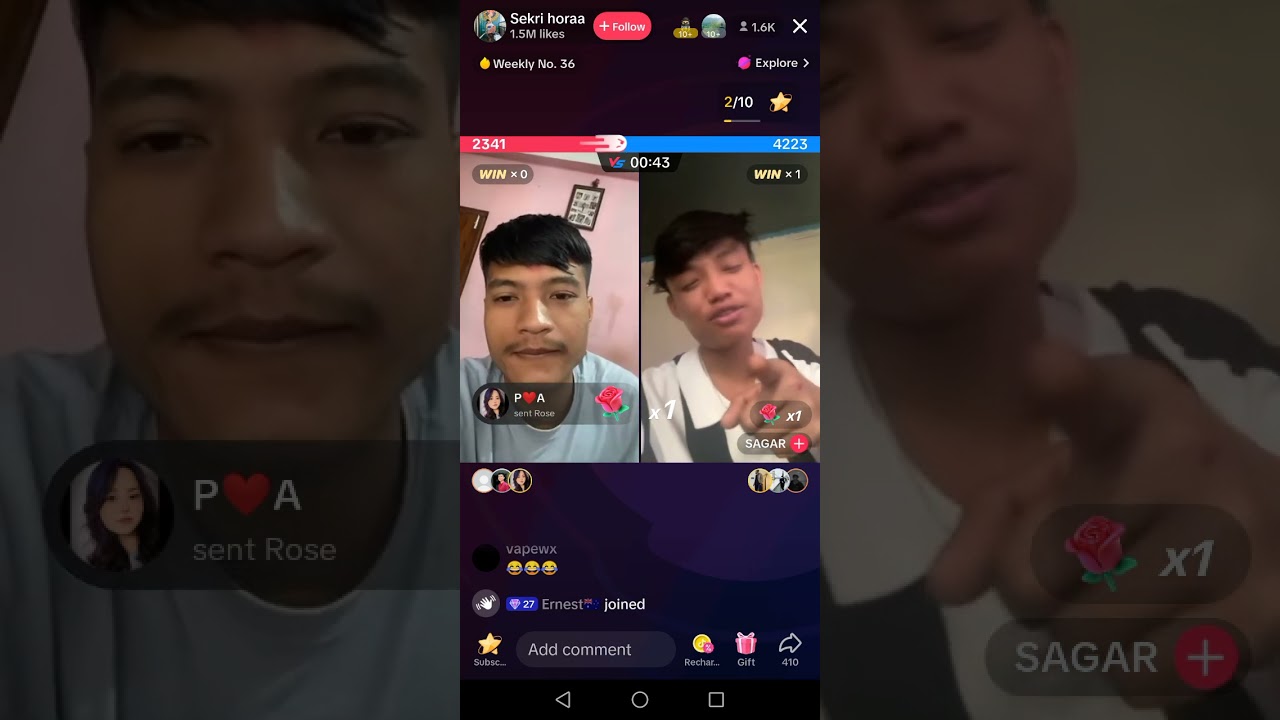 Sekri vs Leembey on Tiktok 😂