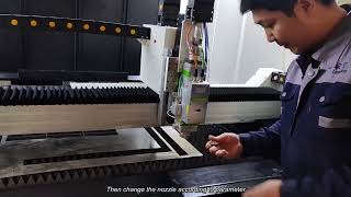 How to operate fiber laser cutting machine / fiber laser cutting machine operation tutorial