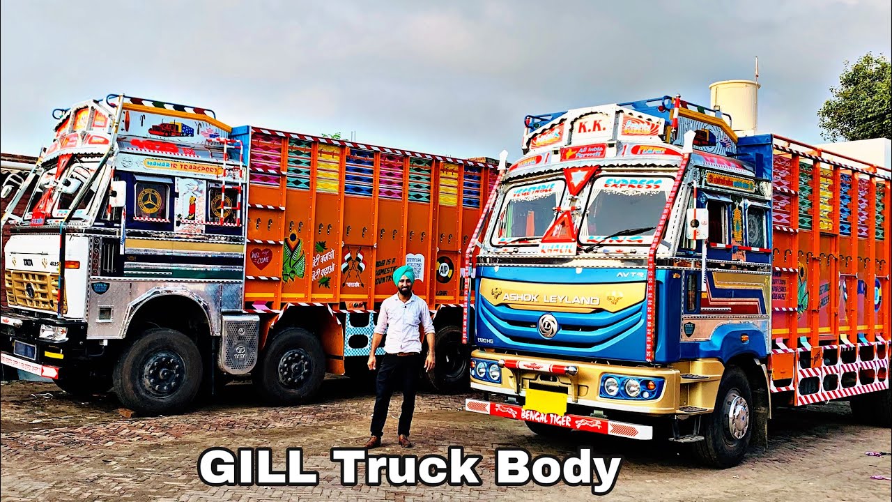 ASHOK LEYLAND 1920 BS6 RANCHI QUEEN 👸 6 WHEELER BY GILL TRUCK BODY