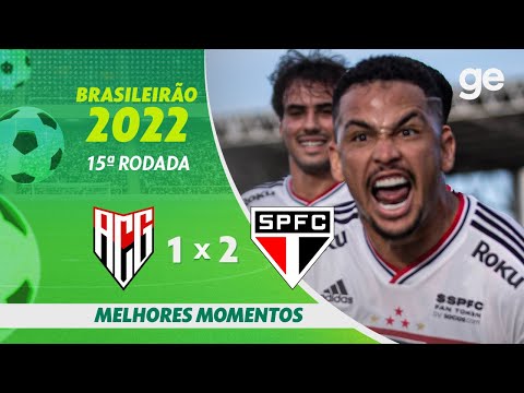 ATLÉTICO-GO 1 X 2 SÃO PAULO | MELHORES MOMENTOS | 15ª RODADA BRASILEIRÃO 2022 | ge.globo