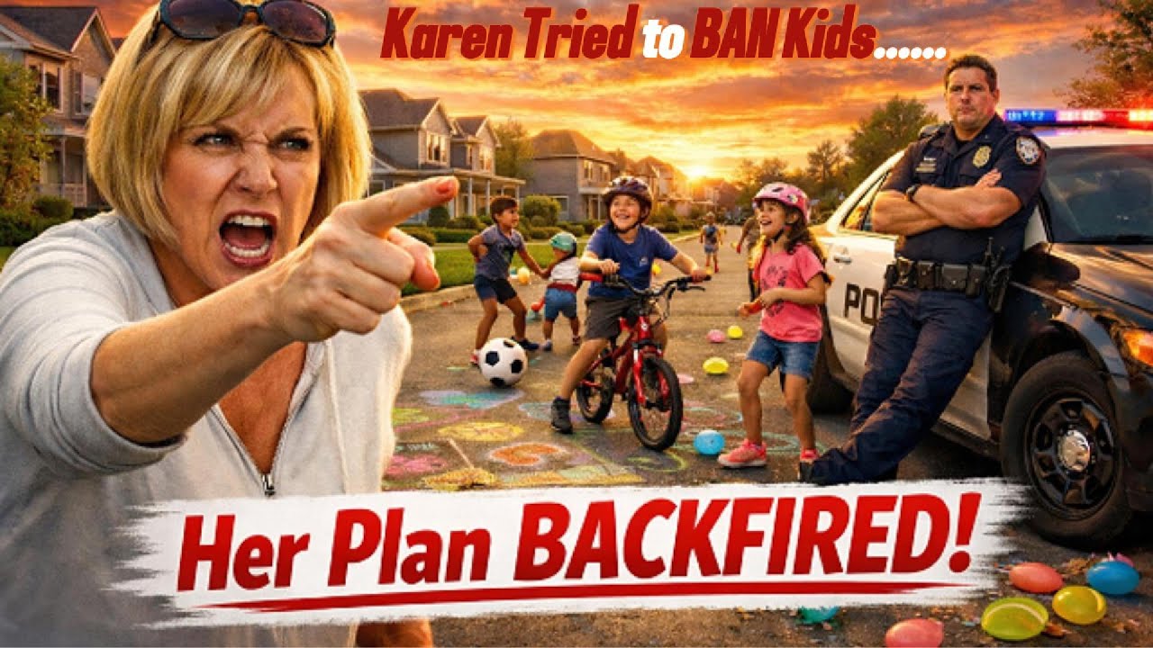 Karen Tried to Ban Kids from Playing Outside… Her Plan Backfired Big Time