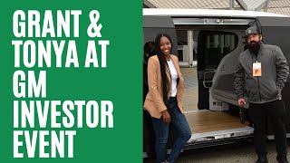 Grant Sabatier & Tonya Rapley at GM Investor Event