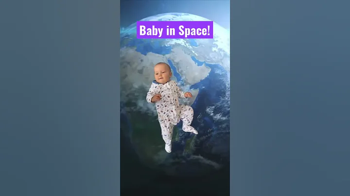What do babies dream about? Baby in Space 🚀 #babyshorts #baby