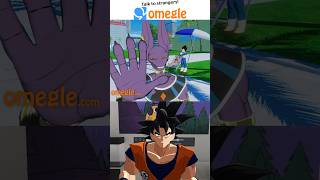 Goku Goes On Omegle Pt. 23 #omegle #kirito #beerus #anime #goku