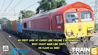 My First Look At Skyhook's Cargo Line Volume 3 Intermodal! | WCML South | DB Class 66 Shed | TSW6