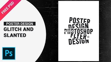 How to Create a Glitch and Slanted Typography - Tutorial Photoshop CC 2020