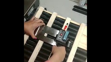 Meenjet M6 Handheld Printer   JS21 White Ink on Rubber Cylinders