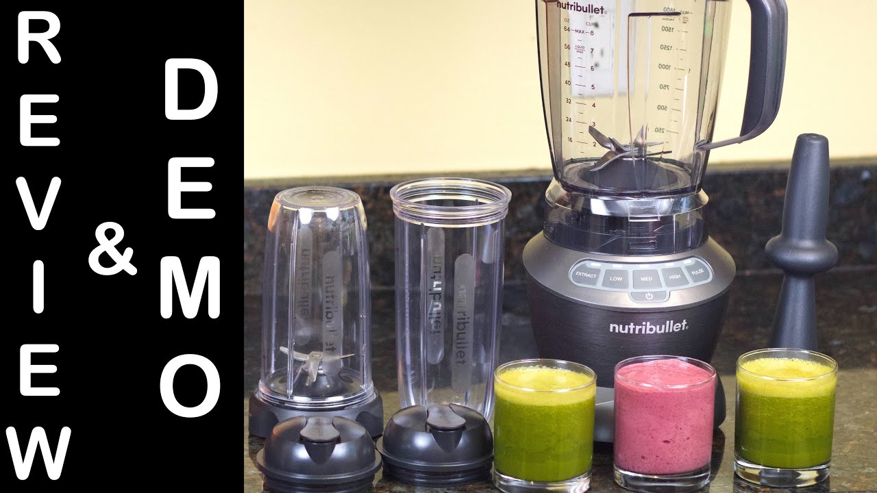  NutriBullet Blender Combo with Single Serve Cups