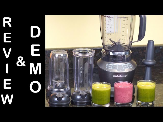 NutriBullet Blender Combo Review and Demo