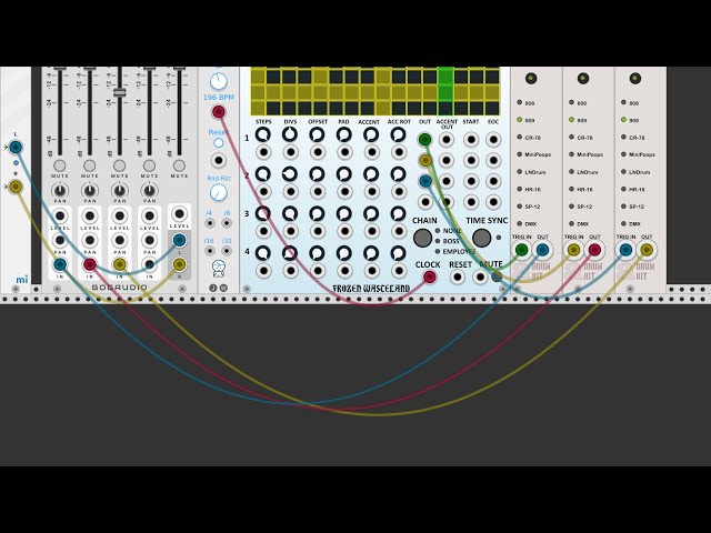 miRack - Tutorial: Quad Euclidian Rhythm