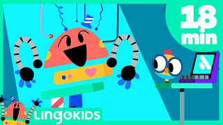 ROBOTS FOR KIDS 🤖⚙️ Cartoons for Kids | Lingokids Baby Bot
