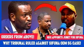 WHY POLITICAL PARTY TRIBUNAL WAS ORDERED TO RULE AGAINST SIFUNAS SG CASE BEFORE ODM NDC KESHO!