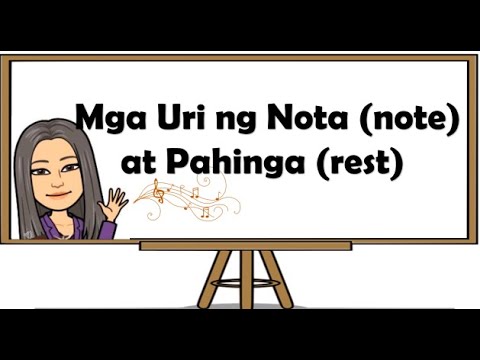 #Music #Grade4 Mga Uri ng Nota at Pahinga - YouTube