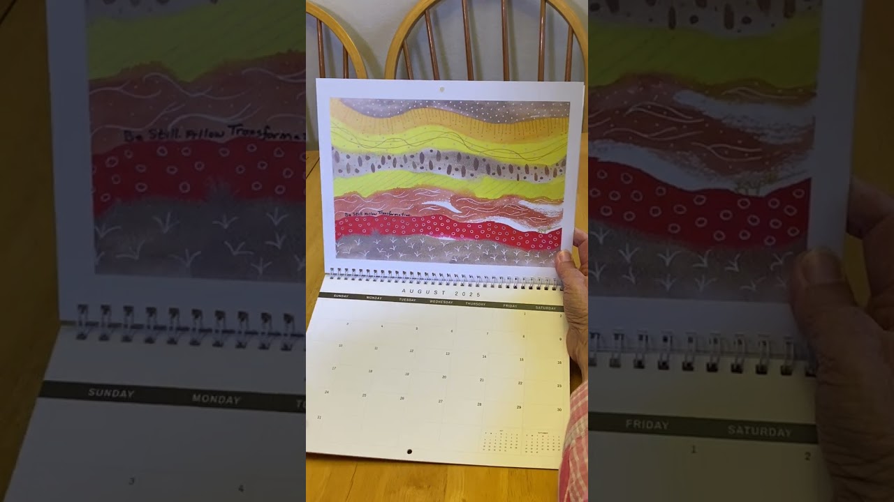 2025 Wall Calendar with Original Watercolor Art by Krysta