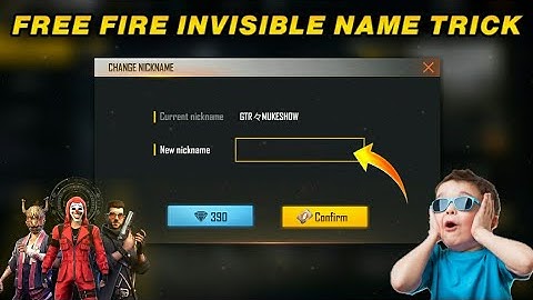 Free Fire Invisible Name Trick 😯 | How To Write Invisible Name In Free Fire | Invisible Name In FF