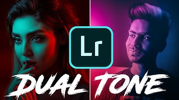 Dual Tone Effect | Dramatic Portrait | Lightroom mobile tutorial