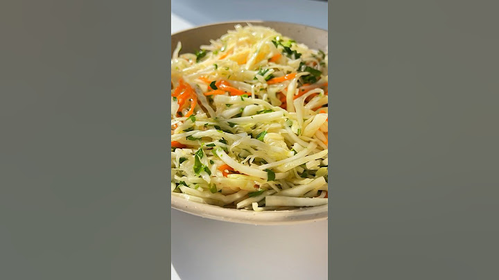 Get Healthy with this 5 Ingredient Cabbage Slaw 😍 #coleslaw #cabbage #shorts