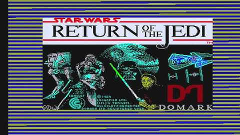 Return Of The Jedi - Zx Spectrum (Loading & Gameplay)