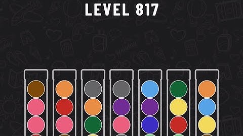 Ball Sort Puzzle Level 817 #ballsortpuzzle #ballsortpuzzlegameplay #puzzlegame #mobilegames