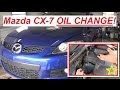 Mazda CX7 OIL CHANGE . How to change oil on Mazda CX 7 2.3