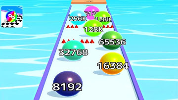 Ball Run Infinity Number ! All Levels Gameplay (1-27) android, ios