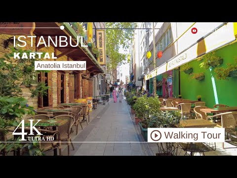 4K Kartal İstanbul Virtual Walking Tour | Turkey Walk 2023