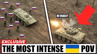 Ukrainian Bradley M2 DECOY Mission: The Most Intense POV You'll See (SHORT)