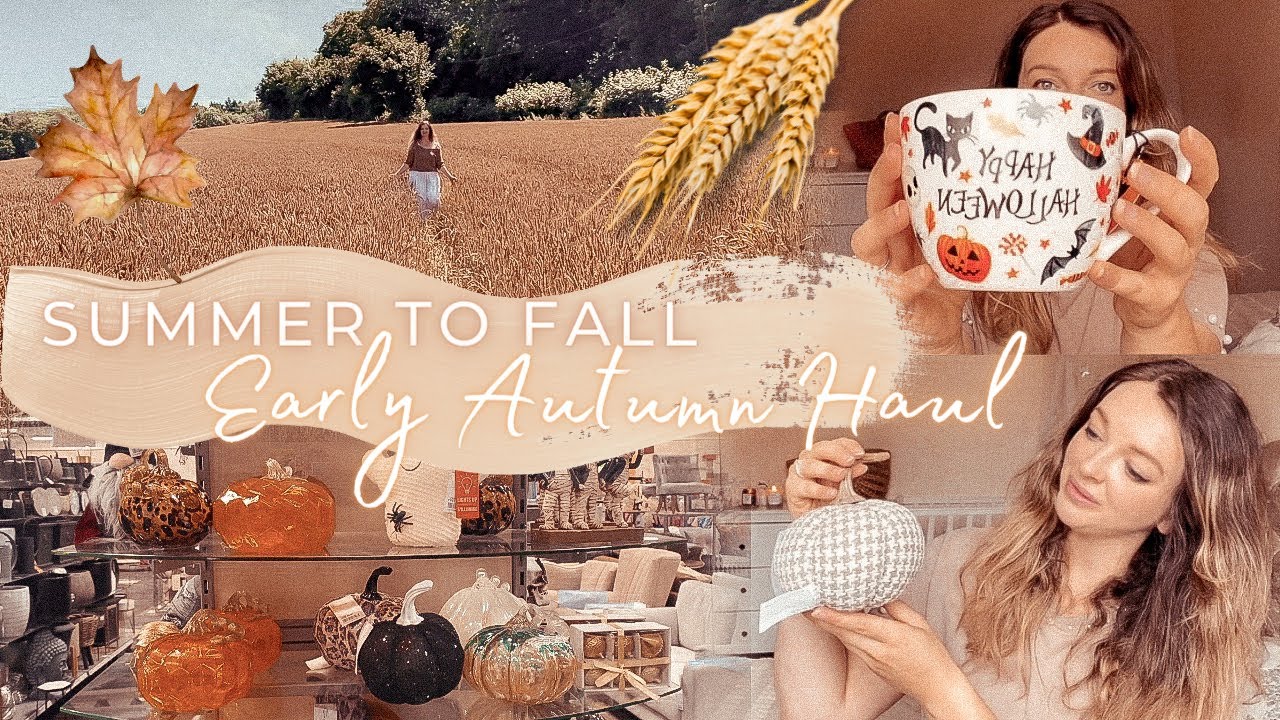 Summer to Fall transition 🌾🍂, 2021 Fall Decor Haul, shop with me