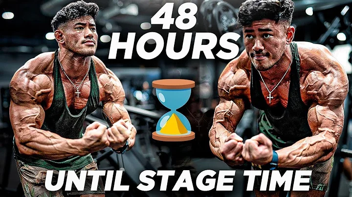 48 HOURS UNTIL STAGE TIME #olympia #contestprep