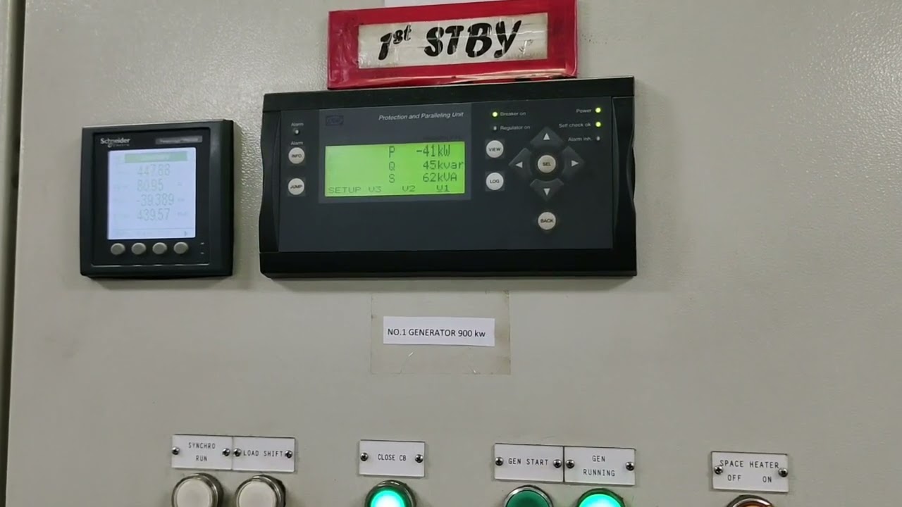 Reverse Power Trip Try Out for Generator Alternator