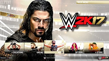 WWE 2K17 Demo Notion - Main Menu & Game Modes - PS4/XB1