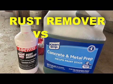 NAVAL JELLY VS KLEAN STRIP METAL PREP (REMOVING RUST)