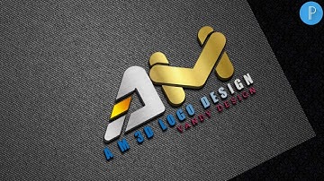 A M 3D logo design on android -Pixellab tutorial[Vandy Design]