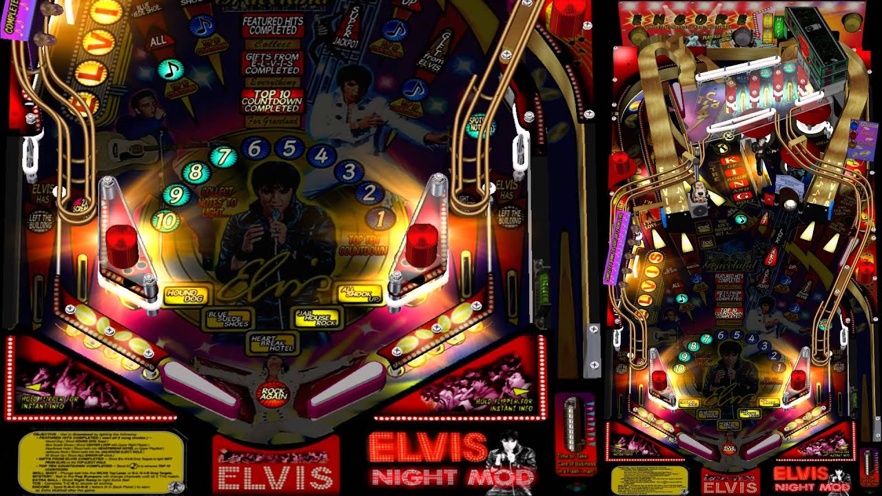 Elvis Visual pinball YouTube