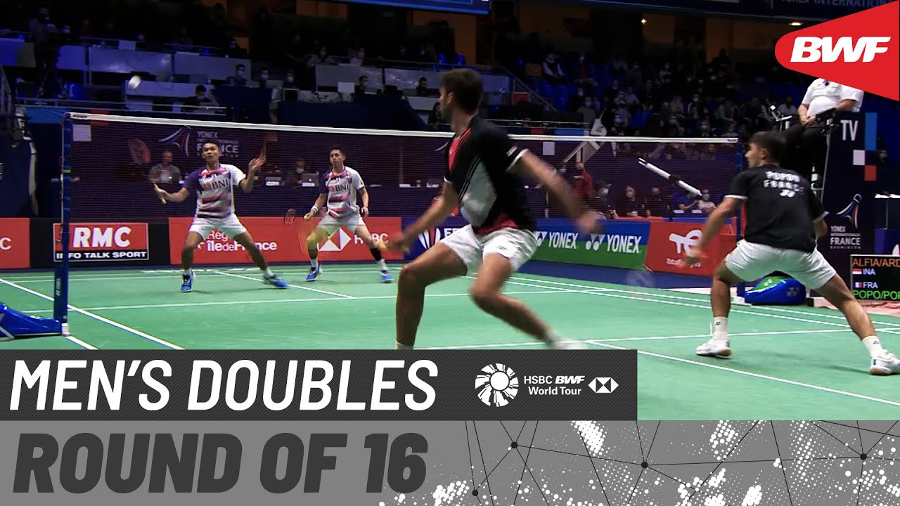 YONEX French Open 2021 Alfian/Ardianto (INA) 3 vs Popov/Popov (FRA) Round of 16