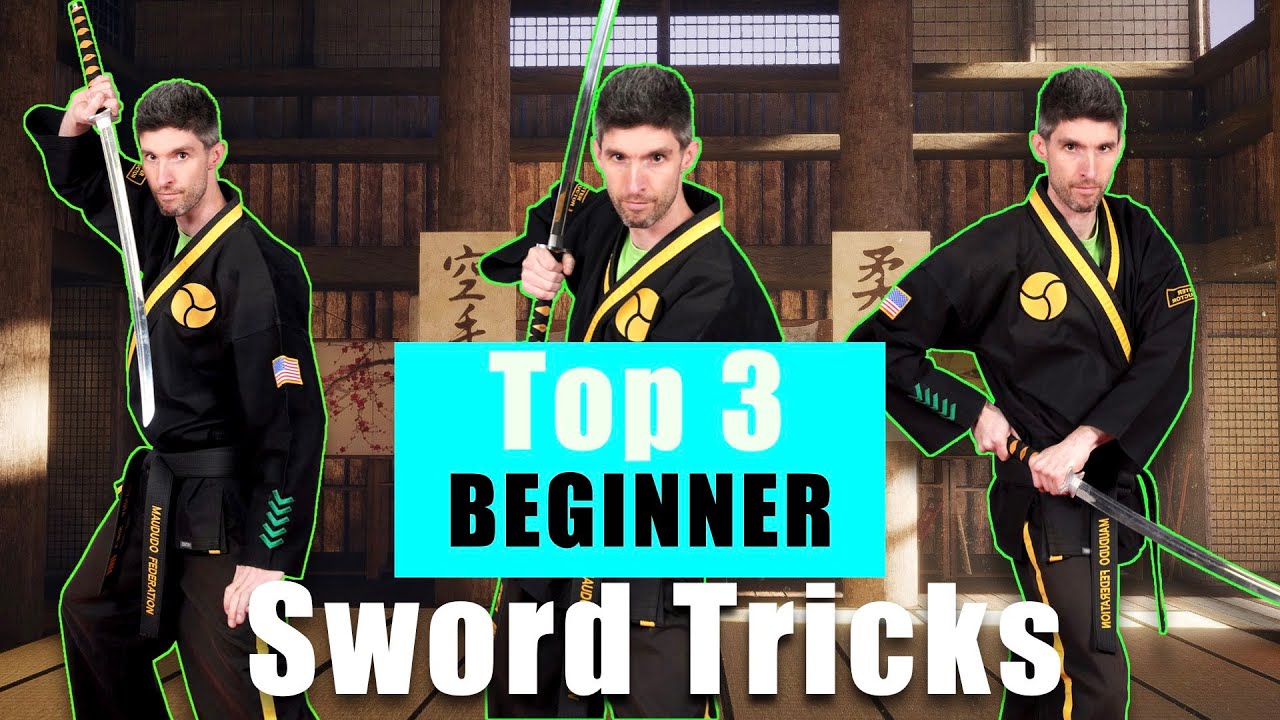 Top 3 Beginner Sword Tricks YouTube