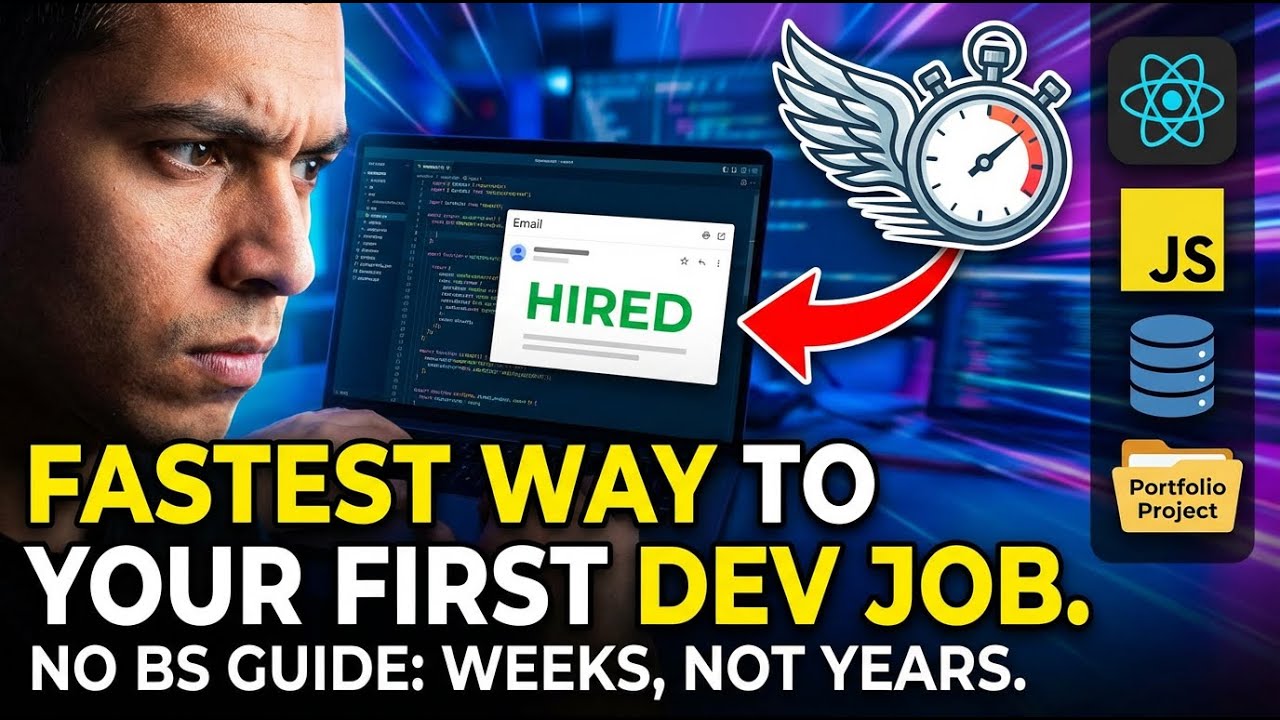 The Fastest Way to Get Your First Developer Job - YouTube