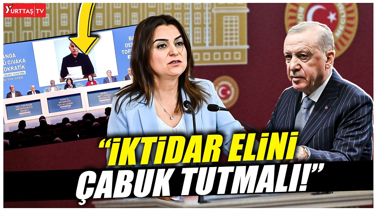 DEM Parti Grup Başkanvekili Gülistan Kılıç Koçyiğit'ten iktidara şok çağrı!